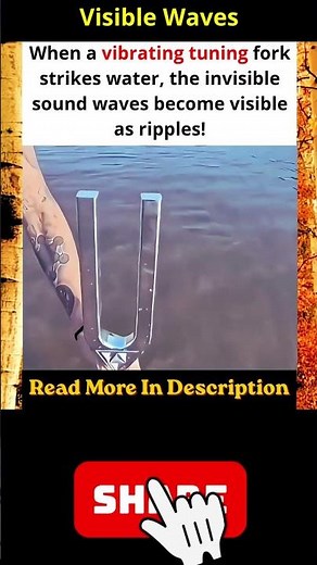 Visualizing Sound Waves with a Tuning Fork! 🔊🌊