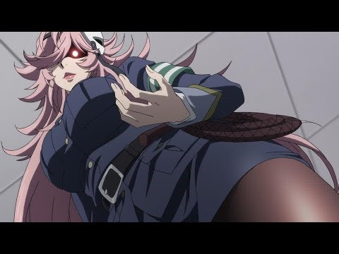 The girl suddenly travels to a different world and is hunted down by a group of masked individuals.