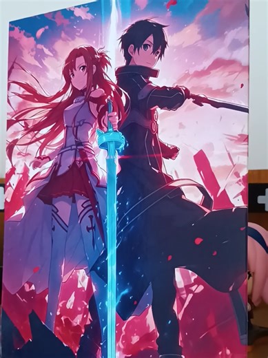 Fãs de sword art online, chegaram as placas decorativas do anime no TikTok shop. Vejam todos os modelos e compre os seus favoritos. #sao #swordartonline #kirito #asuna #kiritoxasuna