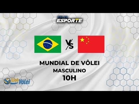 AO VIVO | BRASIL X CHINA - MUNDIAL DE VÔLEI MASCULINO 2025 - 14/09/2025
