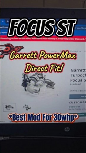 Focus ST - Garrett PowerMax! *Top 10 Focus ST Mods! | *300+whp Capable! #focusst #bestfocusstmod