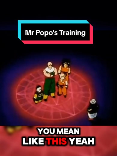 Mr Popo training the Z Warriors #krillin #mrpopo #dbz