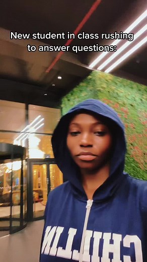 Humorous Campus Moments: New Student's Class Rush