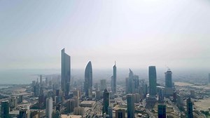 Top View Towers Kuwait City Stock Footage Video (100% Royalty-free) 1068626372 | Shutterstock