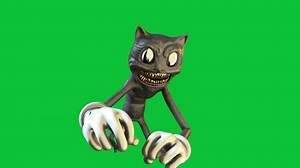 Cartoon Cat Attacks Green Screen Horror Stock Footage Video (100% Royalty-free) 1054929938 | Shutterstock