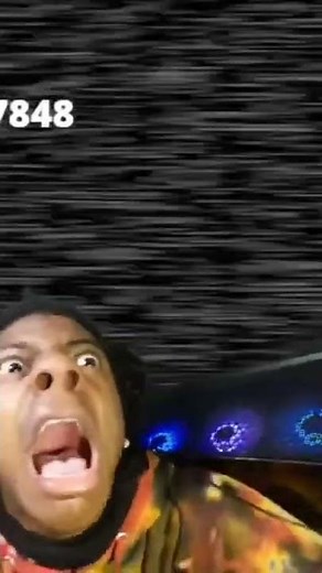 IShowSpeed PC Falls on Him During Stream ☠️ #shorts #ishowspeed #fyp