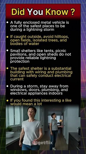 Where You Should NEVER Hide During a Lightning Storm