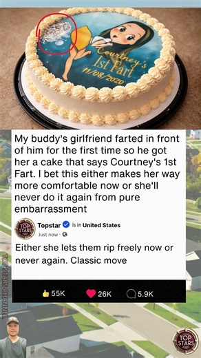 What happens after someone celebrates your first awkward moment with a cake?