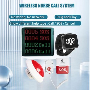 [Hot Item] Wireless Nurse Call System Disabled Person Alert Call Button for Elderly Hospital System