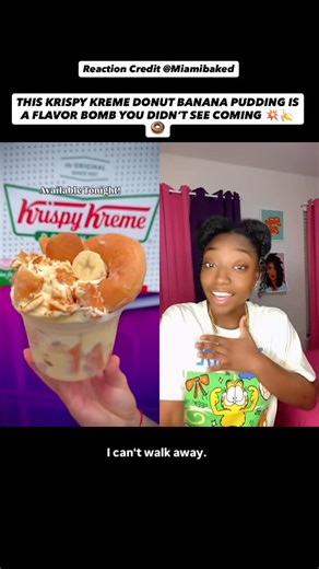 CHA$Z2FLY_Ceo on Instagram: "This Krispy Kreme Donut Banana Pudding Is A Flavor Bomb You Didn’t See Coming 💥🍌🍩 Reaction Credit @miamibaked_ #easyrecipe #quickrecipes #quickmeals #quickdinner #easymeals #easyrecipes #foodgasm #foodlover #foodporn #dinner #recipeideas #recipeoftheday #recipes #recipe #dessert"