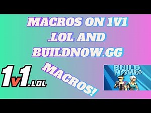 MACRO IN BUILDNOW.GG AND 1V1.LOL (MUST WATCH NOW)
