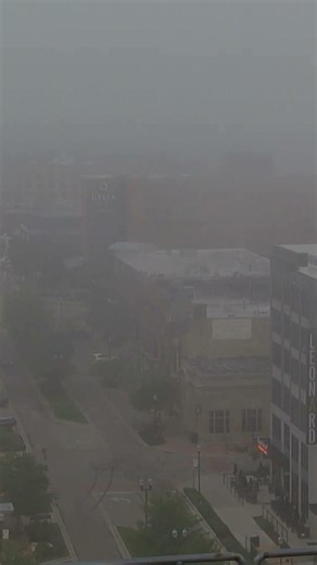 Foggy start to the day in Muskegon