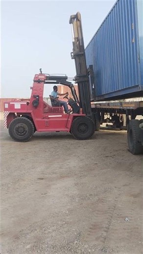 container 😱💥 loading 40 ft empty container 💥💥