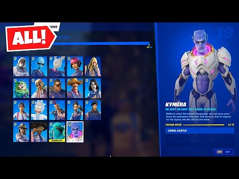 All 19 Characters Locations in Fortnite Season 7 Chapter 2! - Complete Collection Guide