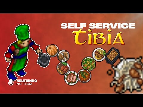 TODAS AS FOODS DO NPC DA HOUSE NO TIBIA 👨🏼‍🍳🍽️