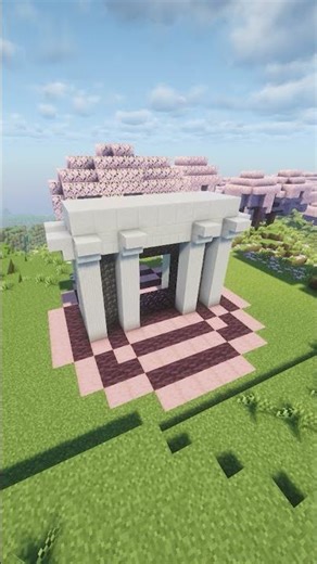Minecraft Quartz Nether Portal ⚪⚪