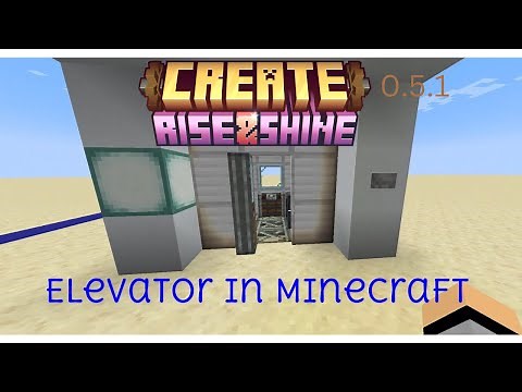 Create Mod | 0.5.1 Rise & Shine Update | New Elevator Tutorial #minecraft #createmod #elevator
