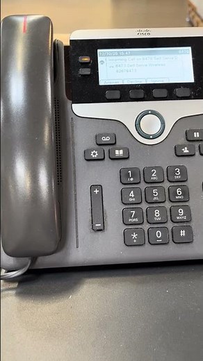 Cisco 7841 IP phone ringing on an internal line.
