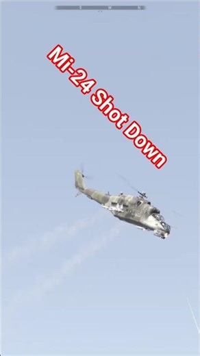 Soldier Shot Mi-24 with Soviet Strela Launcher MANPADS. Arma 3