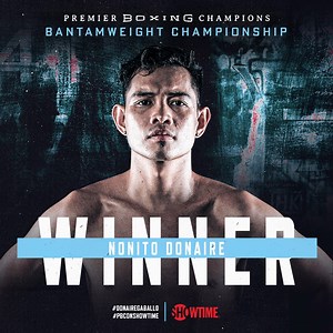 29K views · 1.6K reactions | At 39 years old, Nonito Donaire defeats Reymart Gaballo and father time, landing a brutal liver shot in RD4 that sent his opponent to his knees.  #DonaireGaballo #PBConShowtime | Premier Boxing Champions | Facebook
