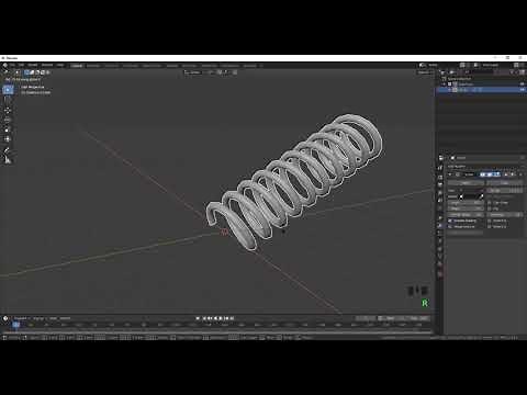 How to Create a Coil Spring with Blender