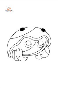 Målarbild Pokémon XY Kabuto | Coloring-for-Kids.com