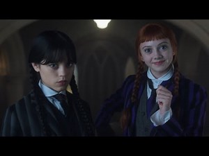 Wednesday interacts with her Fangirl Agnes in Season 2