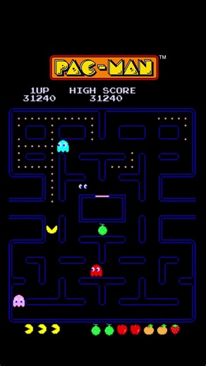 Pacman 08–Classic Arcade Gameplay#shorts