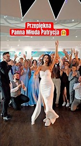 Przepiękna Panna Młoda Patrycja 👰‍♀️ #koncert #denis #wesele