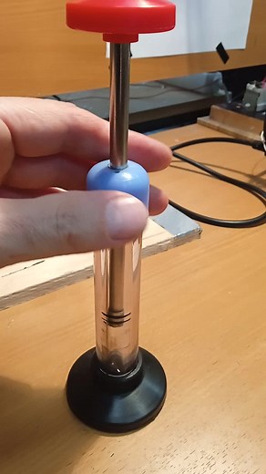 Ignition of kerosene vapors during adiabatic compression #physics #physicstok #physicsfun #physicsteacher #physicsquestions #cern #jurij0001