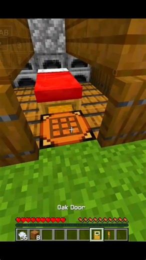 Minecraft When You Need a House on Day 1...🤯 #minecraft #shorts #shortsfeed