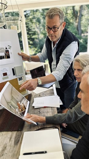 Jacob Feder on Instagram: "Balancing what a client wants with what the house needs is always a conversation, not a conflict. My role is to respect their vision, but also to advocate for the architecture, the flow, and the long-term life of the space. When I walk clients through why I’m suggesting a change—how one finish impacts another, how sightlines, light, and proportion all interact—they start to see the project as a complete, integrated story. The goal is never to override their wishes, but