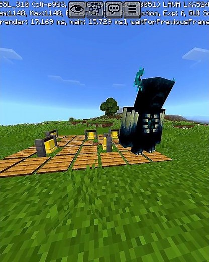 warden torture setup in the minecraft #minecraft #warden