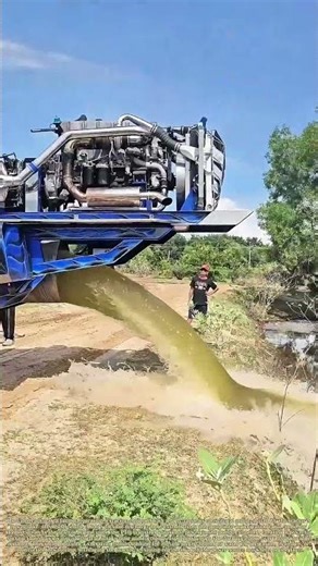 Pulling the Water: A Tractor-Driven Pump's Mobile Irrigation Power