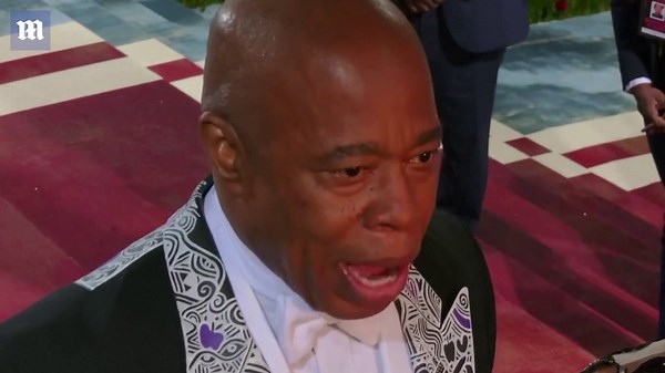 2022: Eric Adams and girlfriend Tracey Collins attend the Met Gala