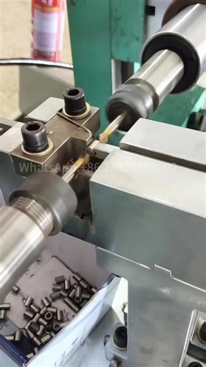 Double-headed automatic chamfering machine