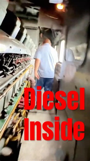 Step Inside a DieselLocomotive#railroad #train #railway #locomotive #trainspotting #railtrack #rail