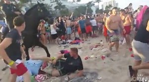 Spring Break : grosse bagarre sur la plage