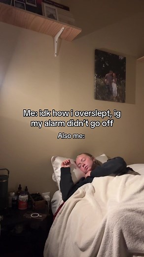Immediately turned off #relateable #alarm #phone #wakeup | overslept