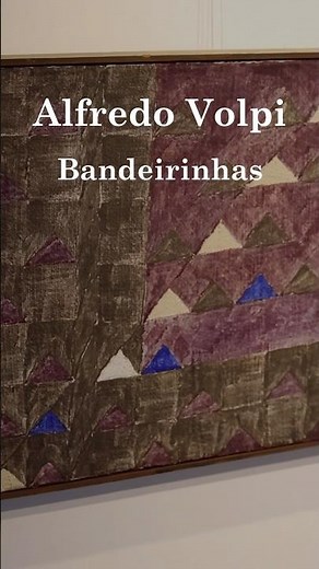 Obra Disponível | Alfredo Volpi - Bandeirinhas - Lote 78 | 106º leilão de arte da Bel Galeria