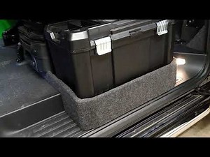 VW Transporter T6 Kombi rear underseat storage