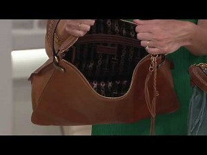 Tignanello Vintage Leather Hobo on QVC