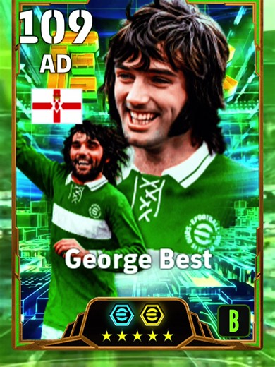 FICHA DO GEORGE BEST #efootball #efootballmobile