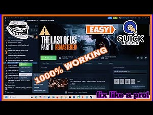 How To Fix The Last of Us Part II Remastered Black Screen Issue On PC (⚡QUICK FIX)