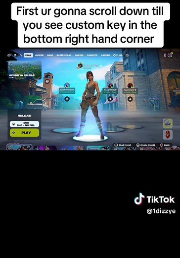 How to Set a Custom Key in Fortnite