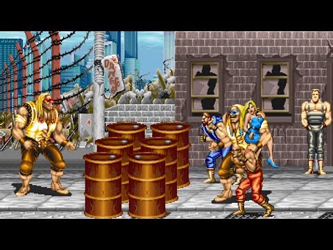 FINAL FIGHT (ARCADE) ALL BOSS HACK EDITION DAMND GAMEPLAY
