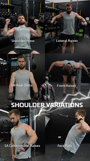39K views · 3.6K reactions | SHOULDER VARIATIONS料 1️⃣ Shoulder...