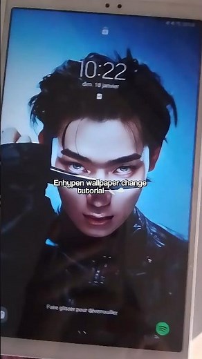 Enhypen wallpaper change tutorial 🔪#kpop#fypシ#enhypen#tutorial#wallpaper.