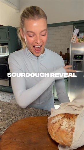 Abby Neff on Instagram: "As a first timer, I’m proud. I give it a 7/10. Mildly tangy, slightly too dense, crust slightly tough. I followed maybe 10 different people all telling me to do different things so don’t ask me what I did 😂 I’ll jot it all down and get back to you when I go to make my next one (asap) Very excited to be a part of the sourdough cult 🍞 lol #sourdough #sourdoughbread #sourdoughbaking"