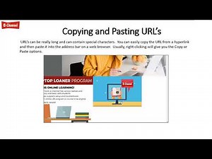 How to Copy and Paste URL's